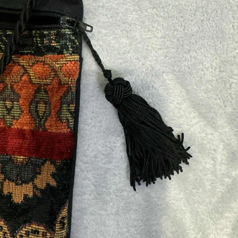 Vintage Crossbody Tapestry Bag BOHO‎ Hippie Floral Unique Gypsy Whimsygoth Small